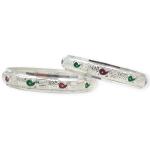 925 Sterling Silver Elegant Kara Pair for Ladies